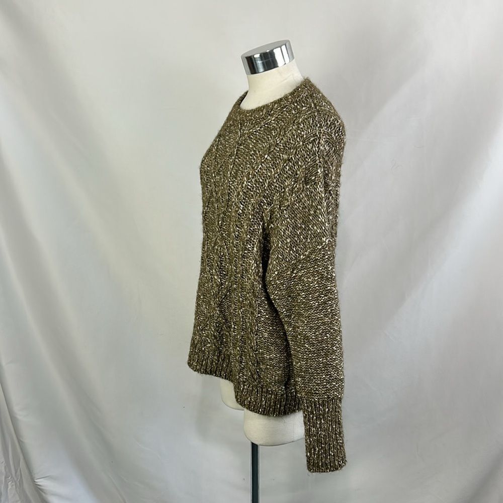 Base Alpaca Blend Cable Turtle Neck - image 3